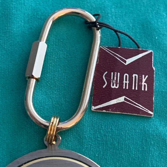 Vintage SWANK Key Chain / FOB Vintage Piece With Original Tags - Picture 2 of 8